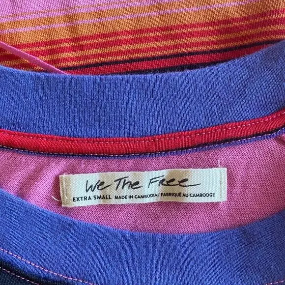 Free People Baja Striped Long Sleeve T-Shirt, XS - Picture 7 of 11